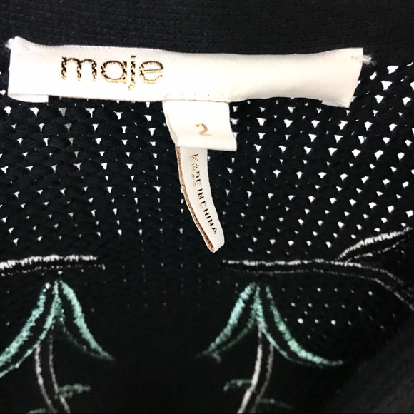 Maje Mirodi embroidered cardigan - Picture 6 of 7